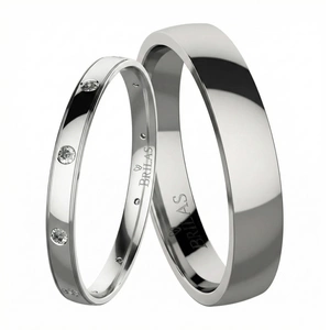 Fade zlato + Nevada chirurgická ocel  - kombinace materiálů