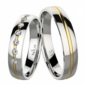 Archiva GW zlato + Connie chirurgická ocel  - kombinace materiálů