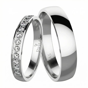 Diadem zlato + Marinela chirurgická ocel  - kombinace materiálů