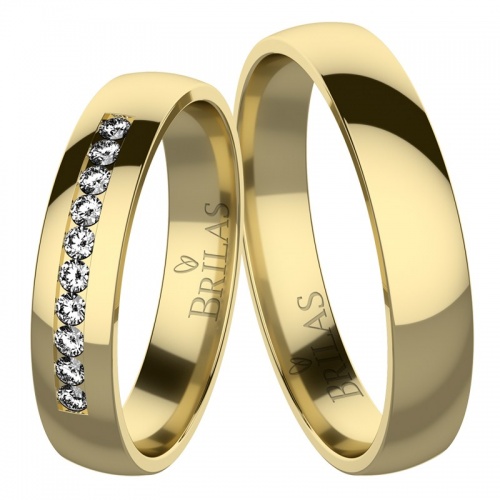 Larisa Gold  zářivé prsteny ze žlutého zlata