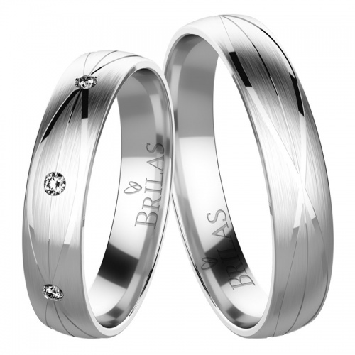 Brenda Silver snubní prsteny ze stříbra