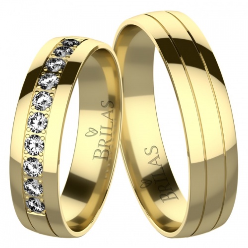 Miranda Gold snubní prsteny ze žlutého zlata
