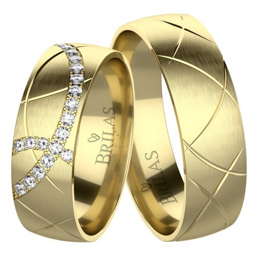 Eugenia Gold snubní prsteny ze žlutého zlata