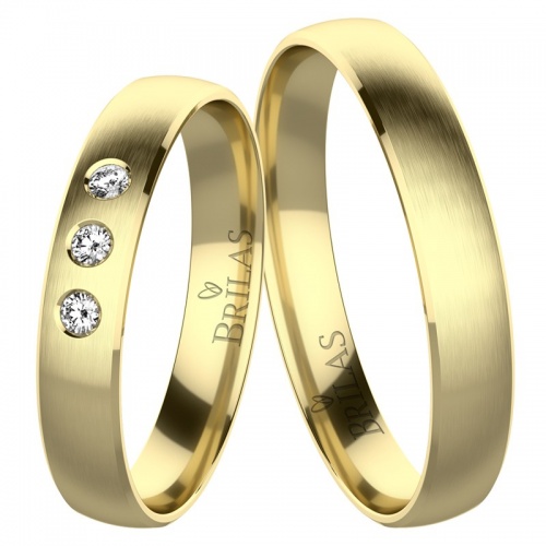 Vico Gold snubní prsteny ze žlutého zlata