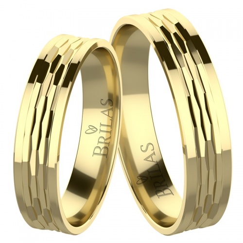 Dreamer Gold snubní prsteny ze žlutého zlata