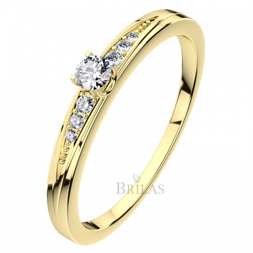 Nomia G Briliant  prsten ze žlutého zlata