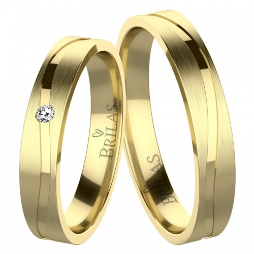 Albina Gold snubní prsteny ze žlutého zlata