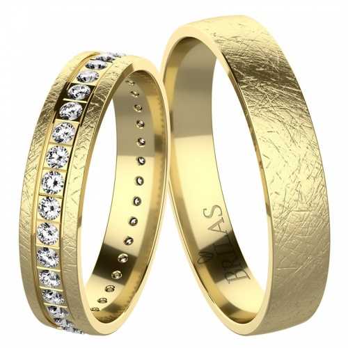 Reina Gold snubní prsteny ze žlutého zlata