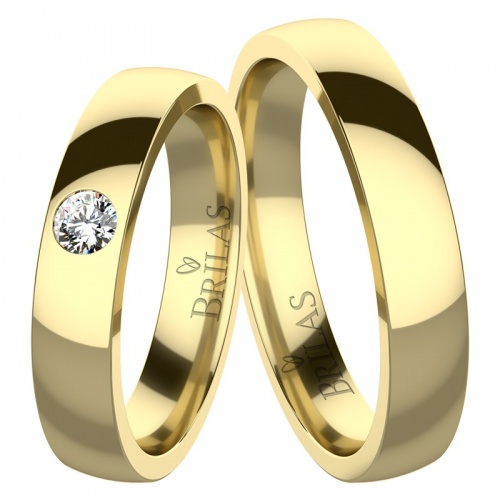 Sirius Gold Diamond  snubní prsteny ze žlutého zlata