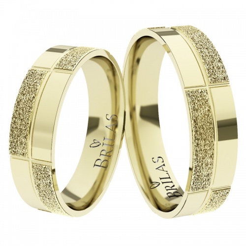 Melody Gold snubní prsteny ze žlutého zlata