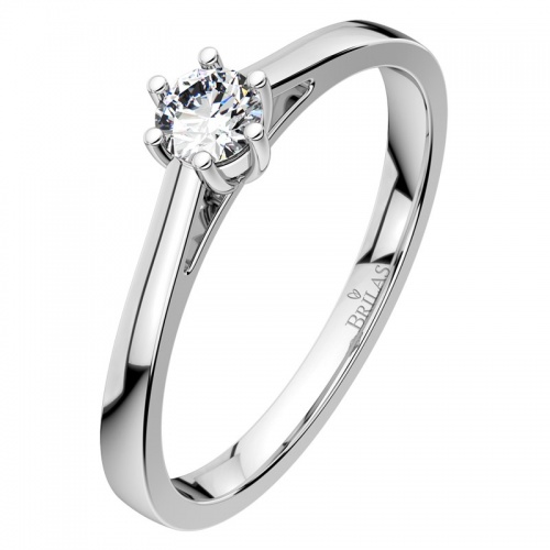 Helena W Briliant V. naprosto nádherný zásnubní prsten z bílého zlata