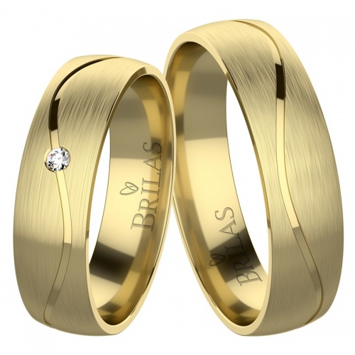 Mario Gold snubní prsteny ze žlutého zlata