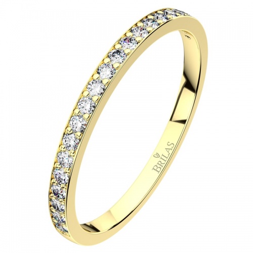 Manon Gold dámský zásnubní prsten ze žlutého zlata