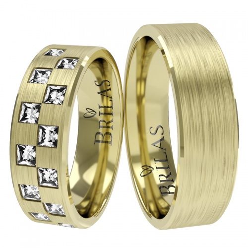 Lada Gold snubní prsteny ze žlutého zlata