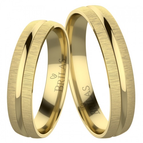 Rambos Gold krásné zlaté snubní prstýnky