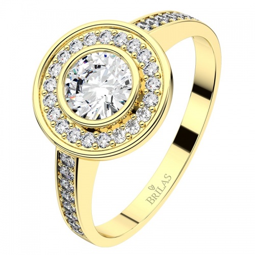 Arabela Gold zásnubní prsten ze žlutého zlata