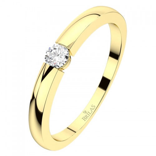 Kyra Gold prsten ze žlutého zlata