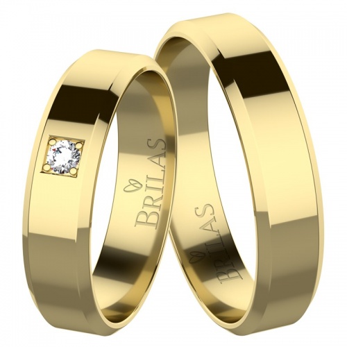 Beningo Gold snubní prsteny ze žlutého zlata