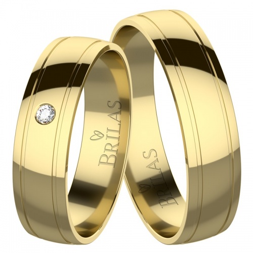 Faris Gold snubní prsteny ze žlutého zlata
