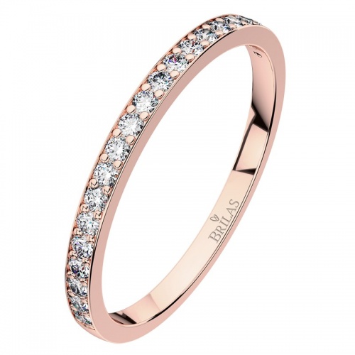 Manon R Briliant dámský prsten z růžového zlata