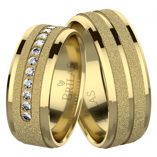 Vitus Gold snubní prsteny ze žlutého zlata