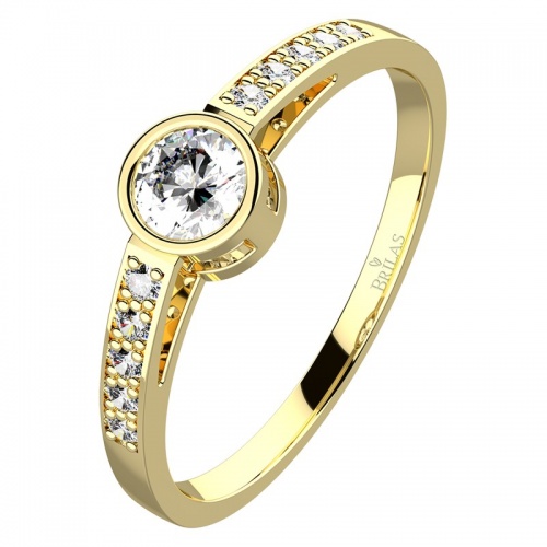 Ida G Briliant  jemný zásnubní prsten