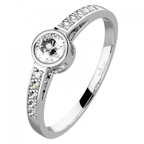 Ida W Briliant  jemný zásnubní prsten