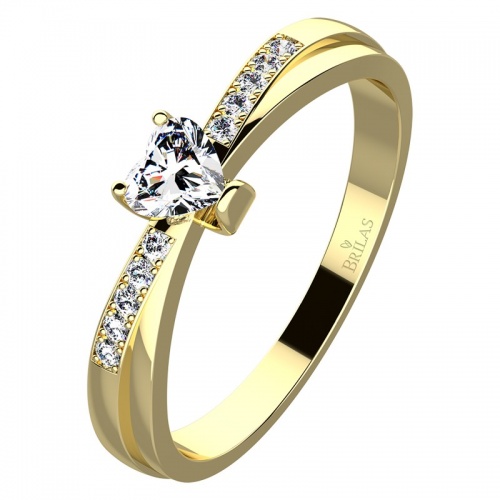 Viktorie Gold prsten ze žlutého zlata