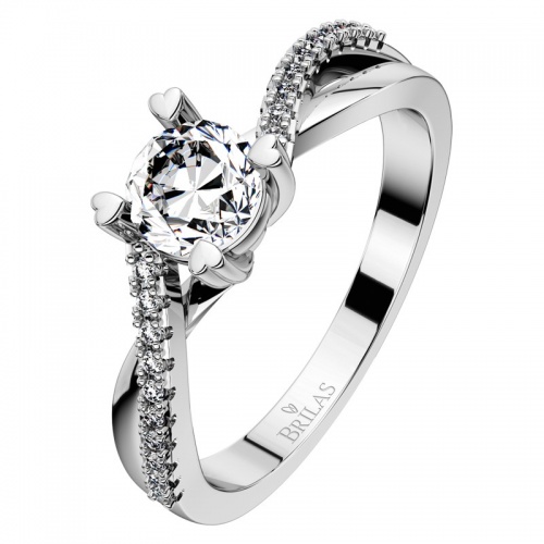 Garnet Silver zásnubní prsten ze stříbra