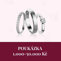 Dárkový poukaz k nákupu prstenů BRILAS