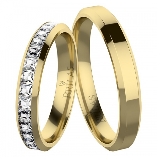 Chana Gold snubní prsteny ze žlutého zlata
