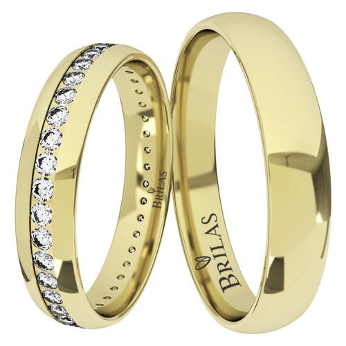 Rinda Gold snubní prsteny ze žlutého zlata