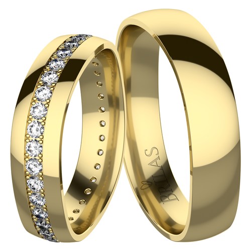 Talis Gold snubní prsteny ze žlutého zlata