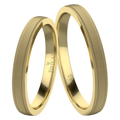 Kimora Gold snubní prsteny ze žlutého zlata