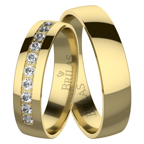Triton Gold snubní prsteny ze žlutého zlata