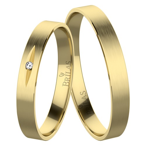 Maryska Gold snubní prsteny ze žlutého zlata