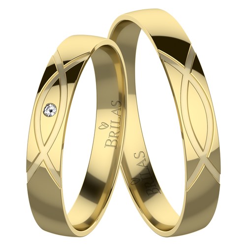 Drazan Gold snubní prsteny ze žlutého zlata