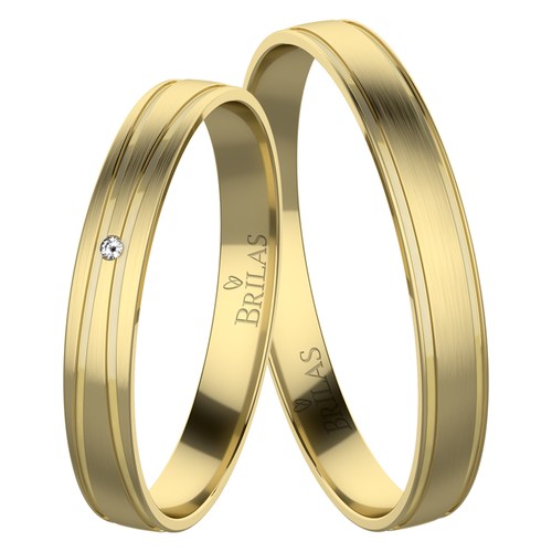 Otokar Gold snubní prsteny ze žlutého zlata