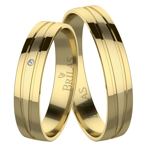 Neven Gold snubní prsteny ze žlutého zlata