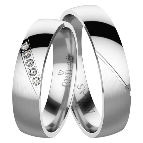 Clara Silver snubní prsteny ze stříbra