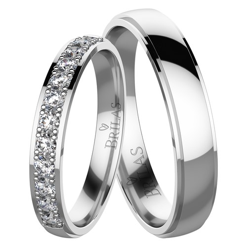 Angela Silver snubní prsteny ze stříbra