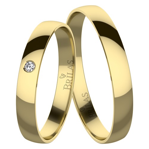 Antula Gold snubní prsteny ze žlutého zlata