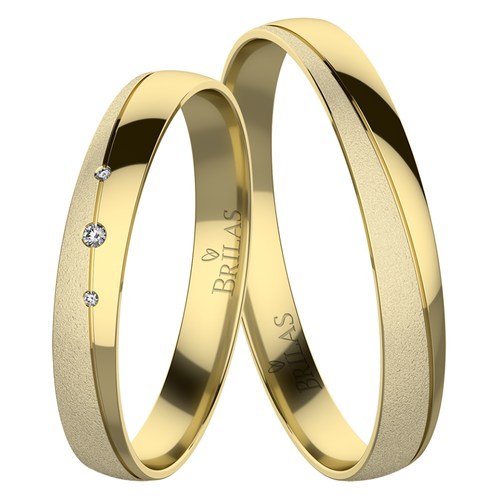 Mariko Gold snubní prsteny ze žlutého zlata