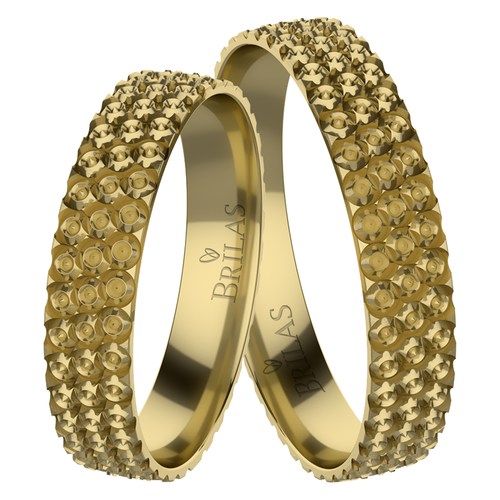 Daliborka Gold snubní prsteny ze žlutého zlata