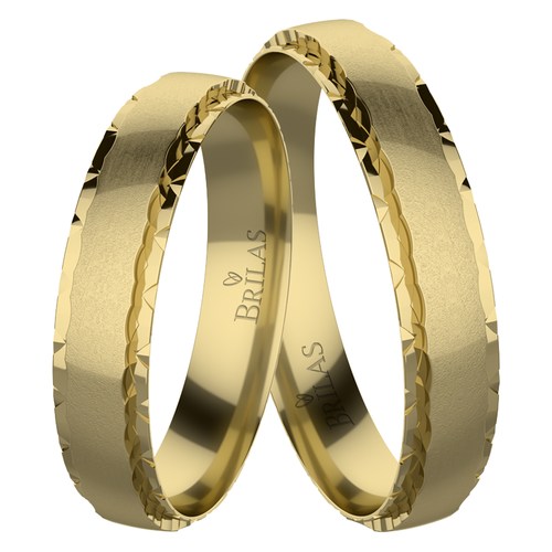 Hanka Gold snubní prsteny ze žlutého zlata