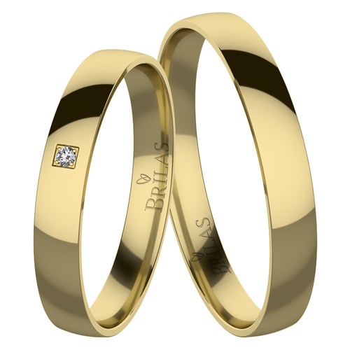 Drahoslava Gold snubní prsteny ze žlutého zlata