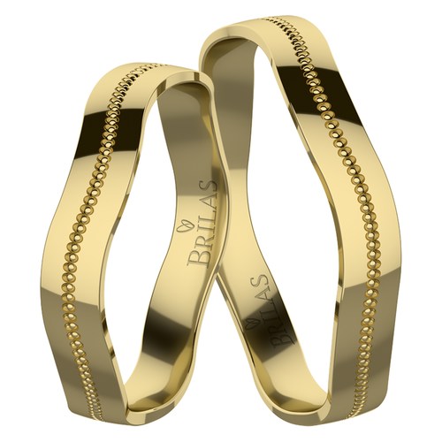 Katka Gold snubní prsteny ze žlutého zlata