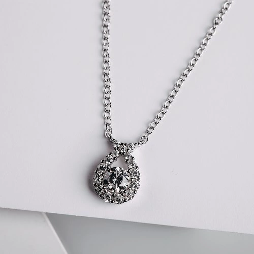 Cloelina stříbrný přívěsek se zirkony