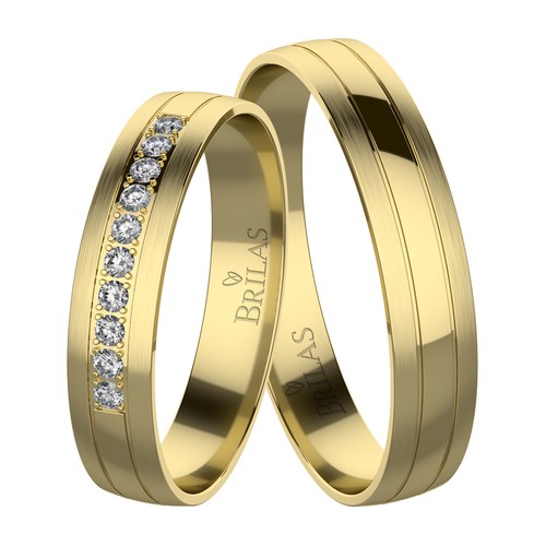Kazi Gold snubní prsteny ze žlutého zlata