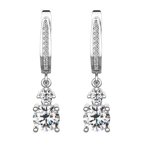 Dáša stříbrné náušnice se zirkony
